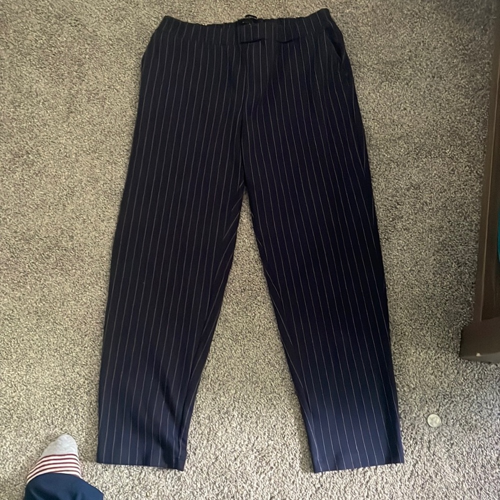 Banana republic dress pants, navy pinstripe size 8